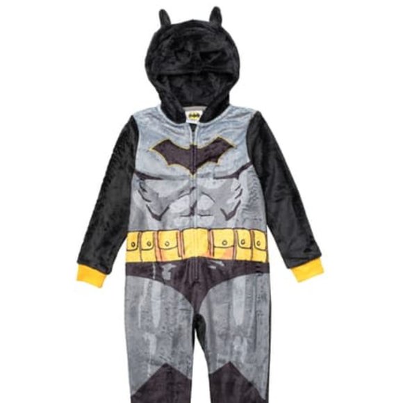 Komar Kids Other - Komar Batman Hooded Cape Back Pajama Jumpsuit
